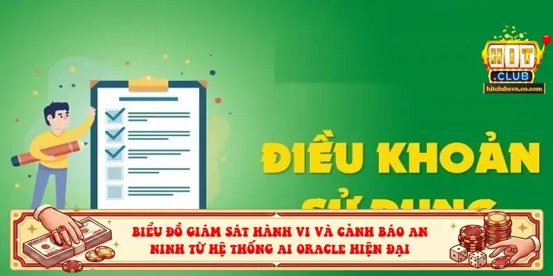 Biểu đồ giám sát hành vi và cảnh báo an ninh từ hệ thống AI Oracle hiện đại