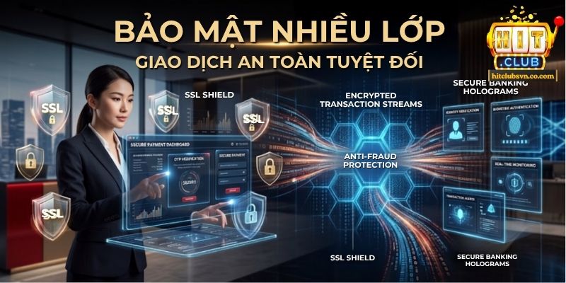 Hệ thống giao dịch và công nghệ bảo mật tại HITCLUB